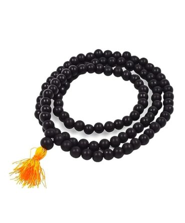 Divine Hindu Original Karungali Malai Jaap Mala | 108 Premium Ebony Wood Beads - Divya Rudra